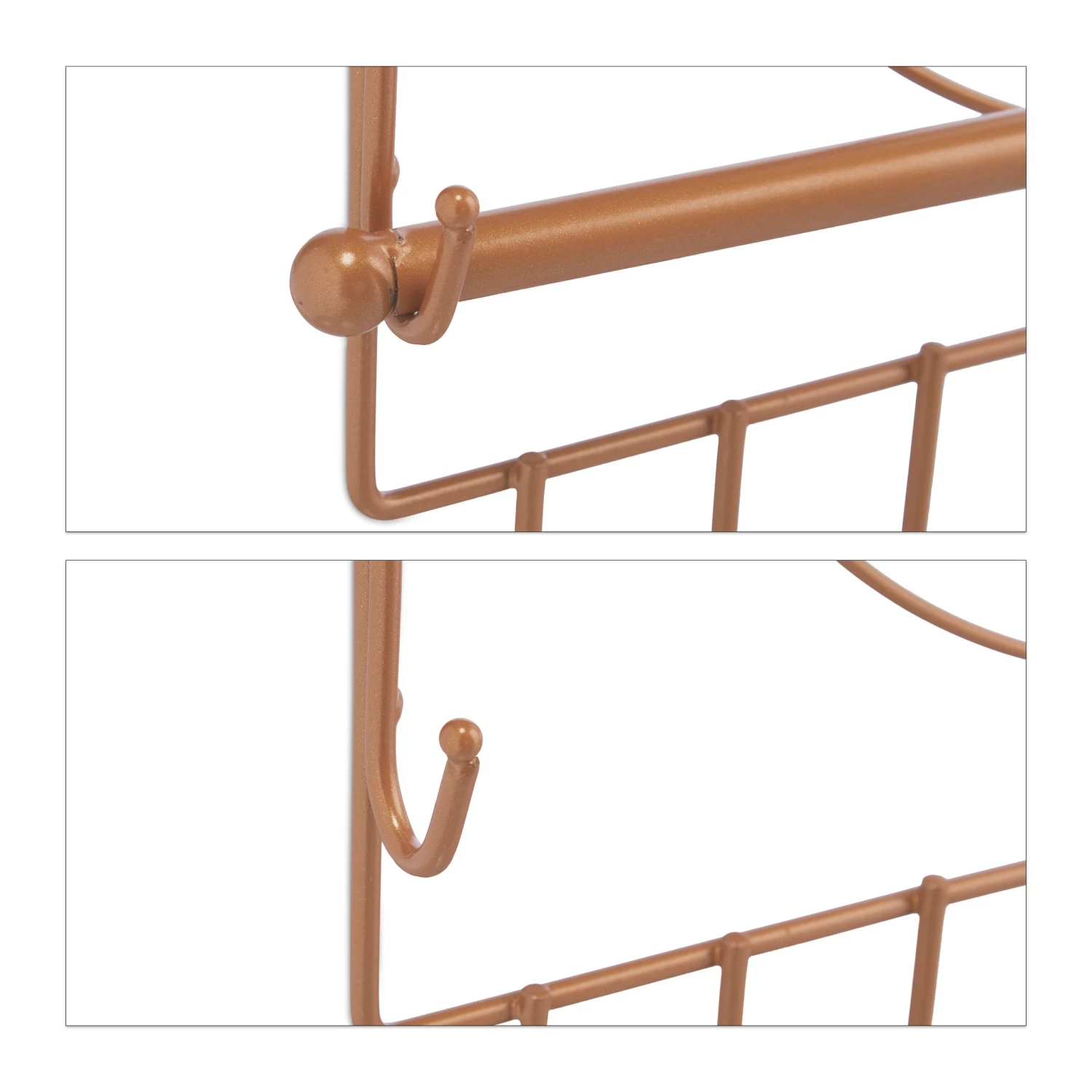 Wand Schmuckhalter In Bronze - (B)36,5x (H)30 X (T)3,5 Cm 6 Wand Schmuckhalter In Bronze - (B)36,5x (H)30 X (T)3,5 Cm – Bild 6