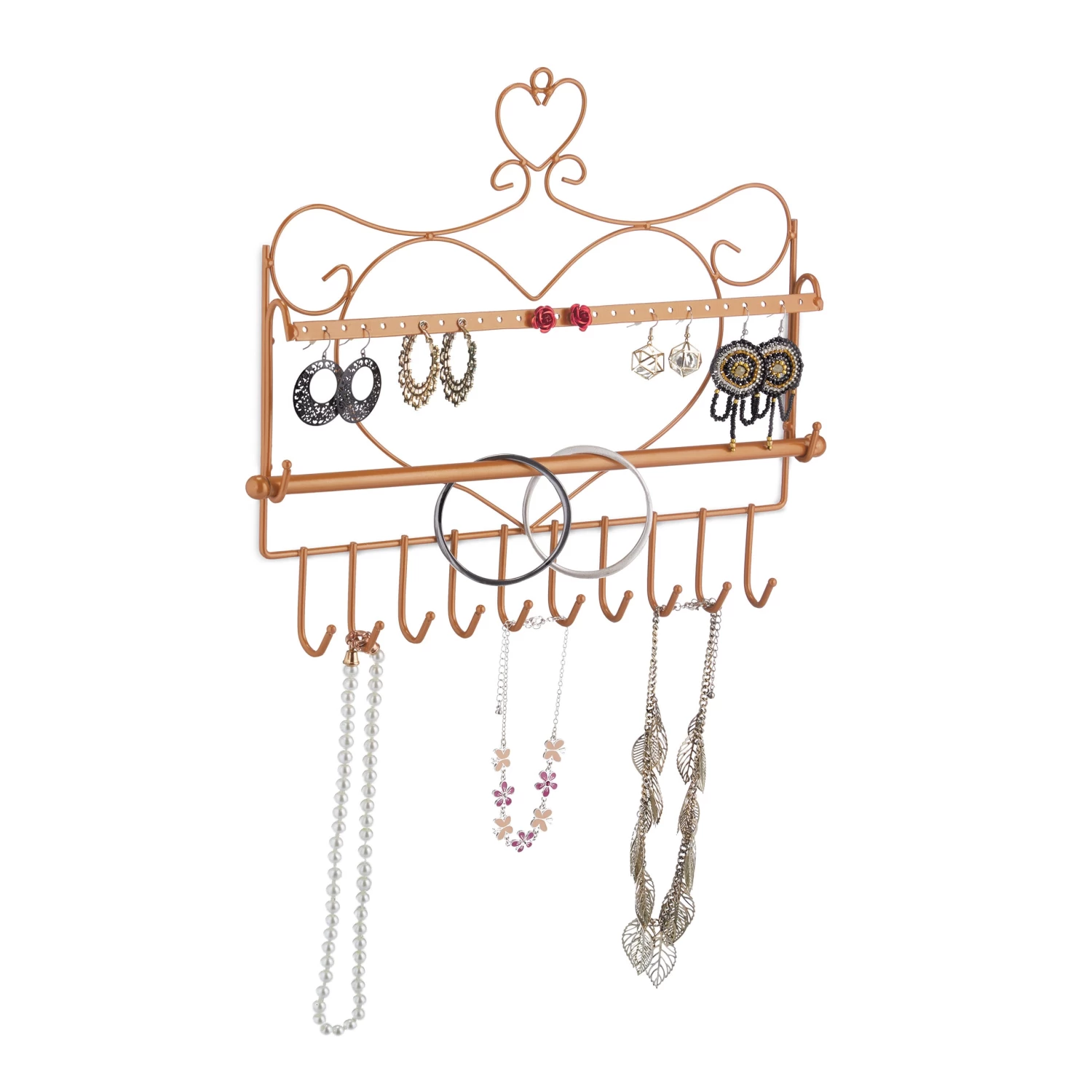 Wand Schmuckhalter In Bronze - (B)36,5x (H)30 X (T)3,5 Cm 8 Wand Schmuckhalter In Bronze - (B)36,5x (H)30 X (T)3,5 Cm – Bild 8