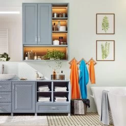 Wandgarderobe In Dunkelbraun -Relaxdays relaxdays wandgarderobe in dunkelbraun 2