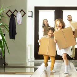 Wandgarderobe In Dunkelbraun -Relaxdays relaxdays wandgarderobe in dunkelbraun 4