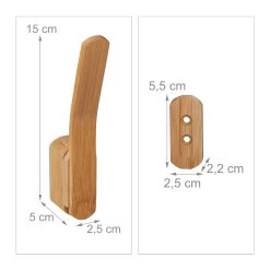 Wandhaken Einfach In Natur -Relaxdays relaxdays wandhaken einfach in natur 3