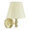 Wandlampe In Cremeweiß/ Messing - (B)29 X (H)30 X (T)23,5 Cm