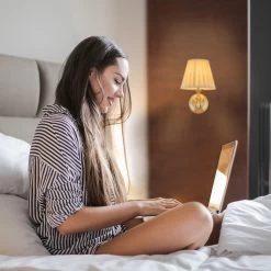 Wandlampe In Cremeweiß/ Messing - (B)29 X (H)30 X (T)23,5 Cm -Relaxdays relaxdays wandlampe in cremeweiss messing b 29 x h 30 x t 23 5 cm 4