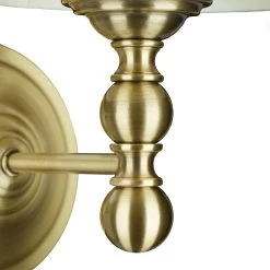 Wandlampe In Cremeweiß/ Messing - (B)29 X (H)30 X (T)23,5 Cm -Relaxdays relaxdays wandlampe in cremeweiss messing b 29 x h 30 x t 23 5 cm 6