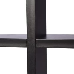 Wandregal In Schwarz - (B)58,5 X (H)58,5 X (T)10 Cm -Relaxdays relaxdays wandregal in schwarz b 58 5 x h 58 5 x t 10 cm 5