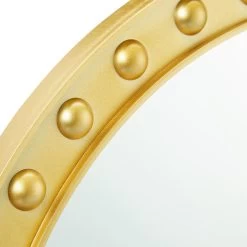 Wandspiegel In Gold - Ø 50,5 Cm -Relaxdays relaxdays wandspiegel in gold o 50 5 cm 6