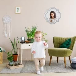 Wandspiegel In Schwarz - Ø 39,5 Cm -Relaxdays relaxdays wandspiegel in schwarz o 39 5 cm 2