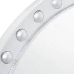 Wandspiegel In Silber - Ø 50,5 Cm -Relaxdays relaxdays wandspiegel in silber o 50 5 cm 6