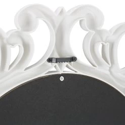 Wandspiegel In Weiß - Ø 50 Cm -Relaxdays relaxdays wandspiegel in weiss o 50 cm 6