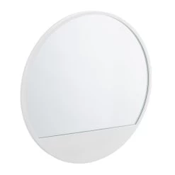 Wandspiegel In Weiß - Ø 61 Cm