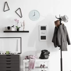 Wanduhr In Weiß 9 Wanduhr In Weiß -Relaxdays relaxdays wanduhr in weiss 1