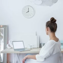 Wanduhr In Weiß 10 Wanduhr In Weiß -Relaxdays relaxdays wanduhr in weiss 2