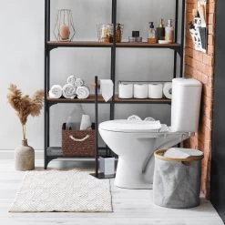 WC Garnitur In Schwarz - (B)21,5 X (H)77,5 X (T)20 Cm 12 WC Garnitur In Schwarz - (B)21,5 X (H)77,5 X (T)20 Cm -Relaxdays relaxdays wc garnitur in schwarz b 21 5 x h 77 5 x t 20 cm 4