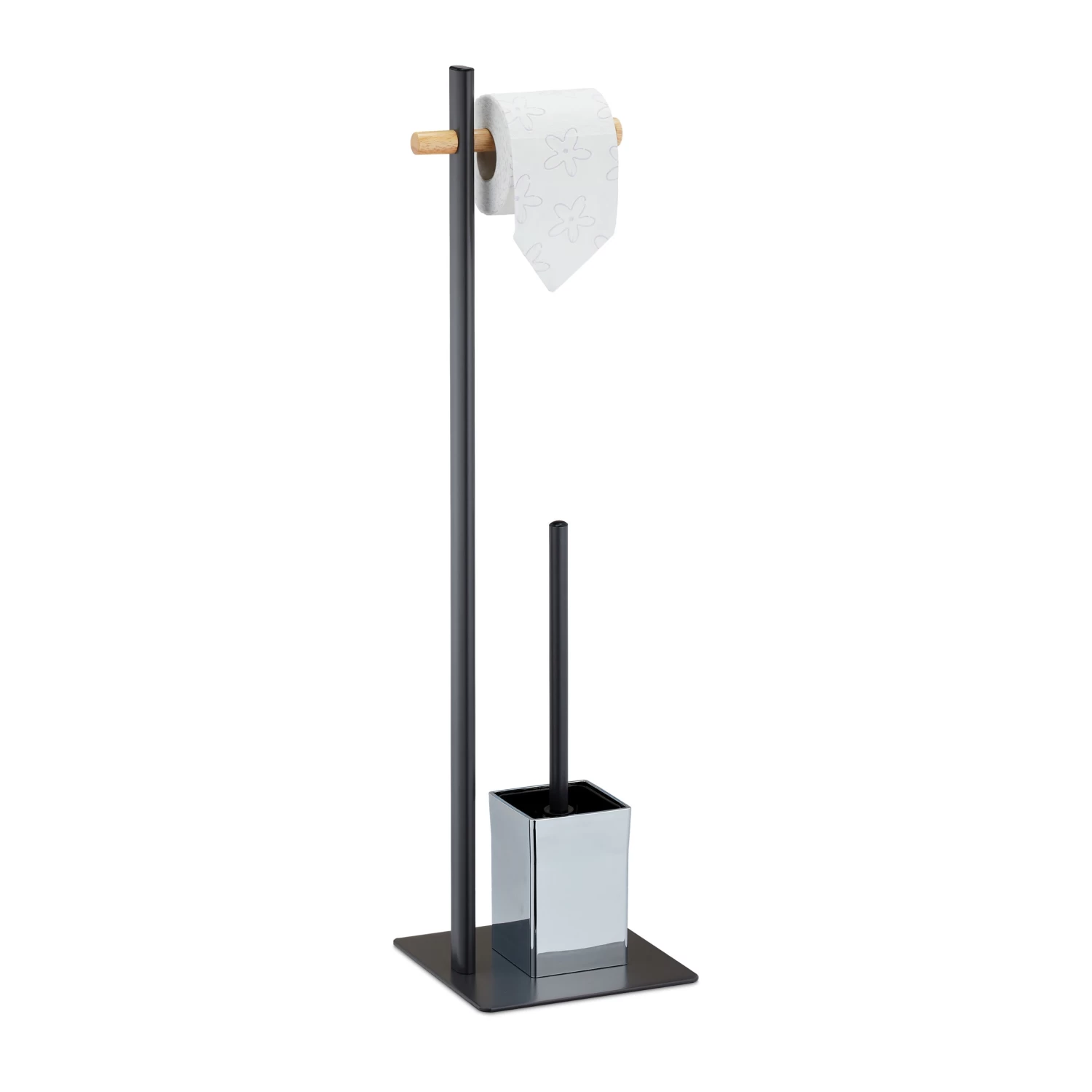 WC Garnitur In Schwarz - (B)21,5 X (H)77,5 X (T)20 Cm 8 WC Garnitur In Schwarz - (B)21,5 X (H)77,5 X (T)20 Cm – Bild 8