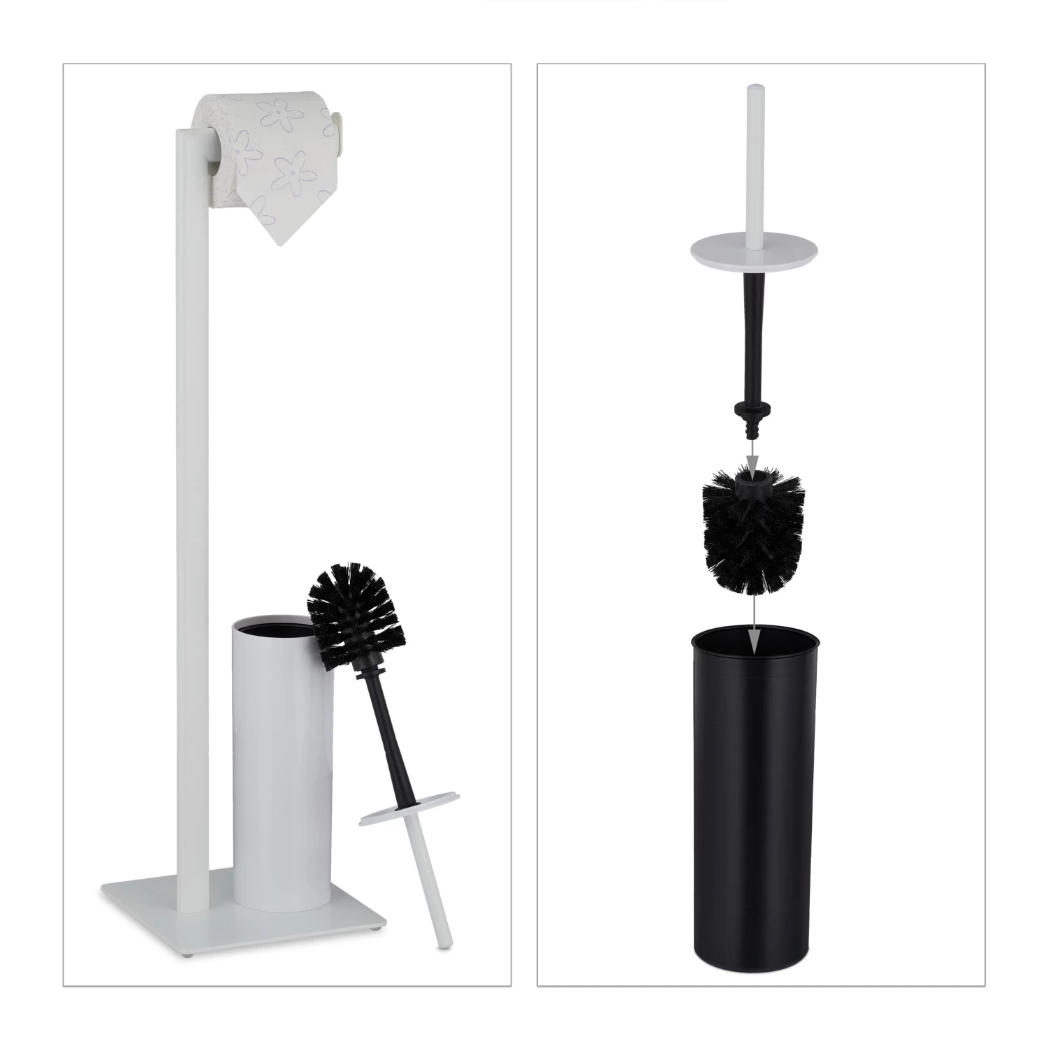 WC Garnitur In Weiß - (B)20 X (H)72 X (T)20 Cm 6 WC Garnitur In Weiß - (B)20 X (H)72 X (T)20 Cm – Bild 6