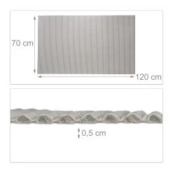 Weichschaummatte In Grau - (L)70 X (B)120 Cm -Relaxdays relaxdays weichschaummatte in grau l 70 x b 120 cm 3