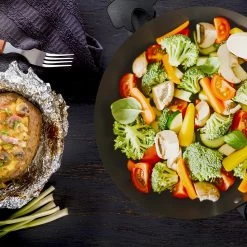 Wok In Schwarz - Ø 30 Cm -Relaxdays relaxdays wok in schwarz o 30 cm 2