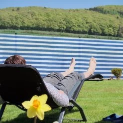 Zaunblende In Blau/ Weiß - (B)6 X (H)2 M -Relaxdays relaxdays zaunblende in blau weiss b 6 x h 2 m 4