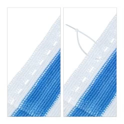 Zaunblende In Blau/ Weiß - (B)6 X (H)2 M -Relaxdays relaxdays zaunblende in blau weiss b 6 x h 2 m 6