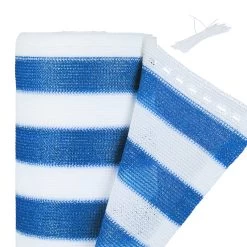 Zaunblende In Blau/ Weiß - (B)6 X (H)2 M -Relaxdays relaxdays zaunblende in blau weiss b 6 x h 2 m 7