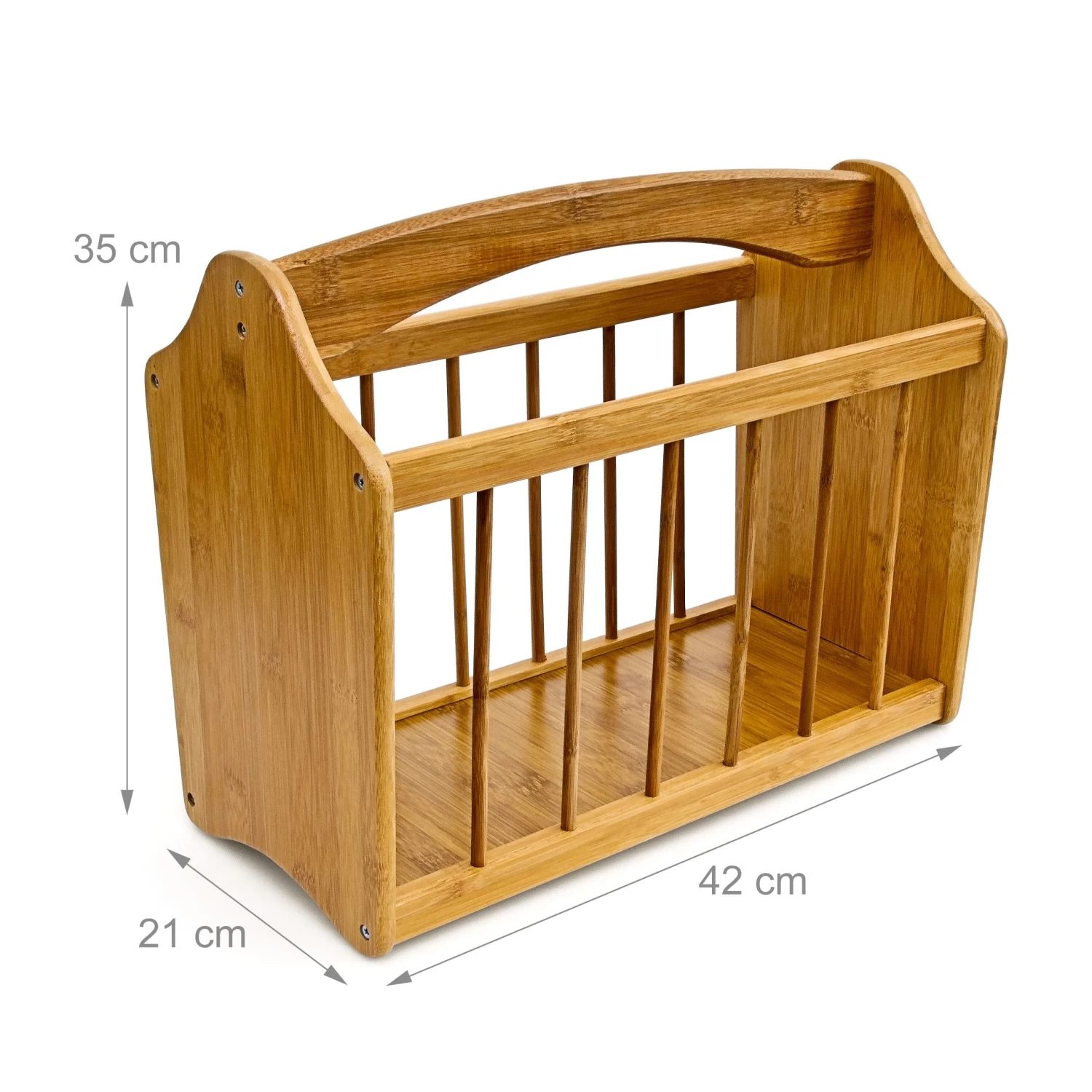 Zeitungsständer In Natur - (B)42 X (H)33 X (T)21 Cm 4 Zeitungsständer In Natur - (B)42 X (H)33 X (T)21 Cm – Bild 4