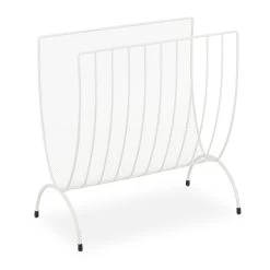 Zeitungsständer In Weiß - (B)34 X (H)35 X (T)18 Cm