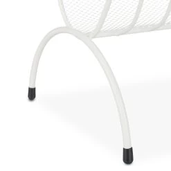 Zeitungsständer In Weiß - (B)34 X (H)35 X (T)18 Cm -Relaxdays relaxdays zeitungsstander in weiss b 34 x h 35 x t 18 cm 5