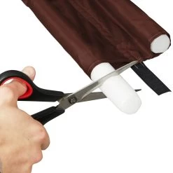 Zugluftstopper In Braun - 90 Cm -Relaxdays relaxdays zugluftstopper in braun 90 cm 5